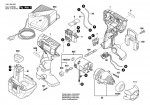Bosch 0 601 909 521 Gdr 12 V Impact Wrench 12 V / Eu Spare Parts